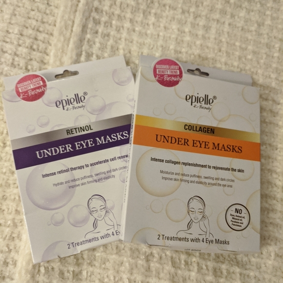 NEW! 2 Boxes Of Under Eye Masks (Rentinol and Collagen) - Picture 2 of 6